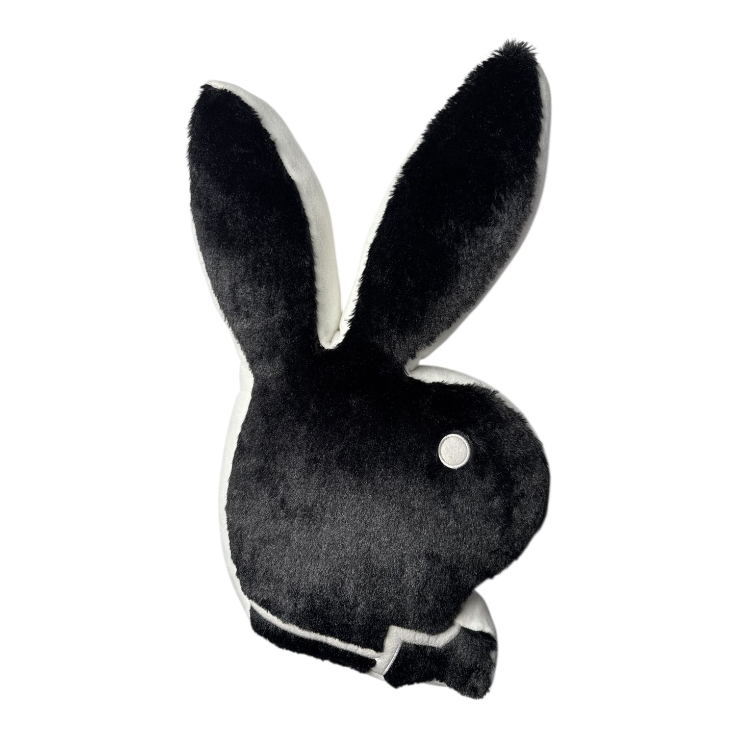 Playboy Original Bunny Shaped Pillow | Black/White