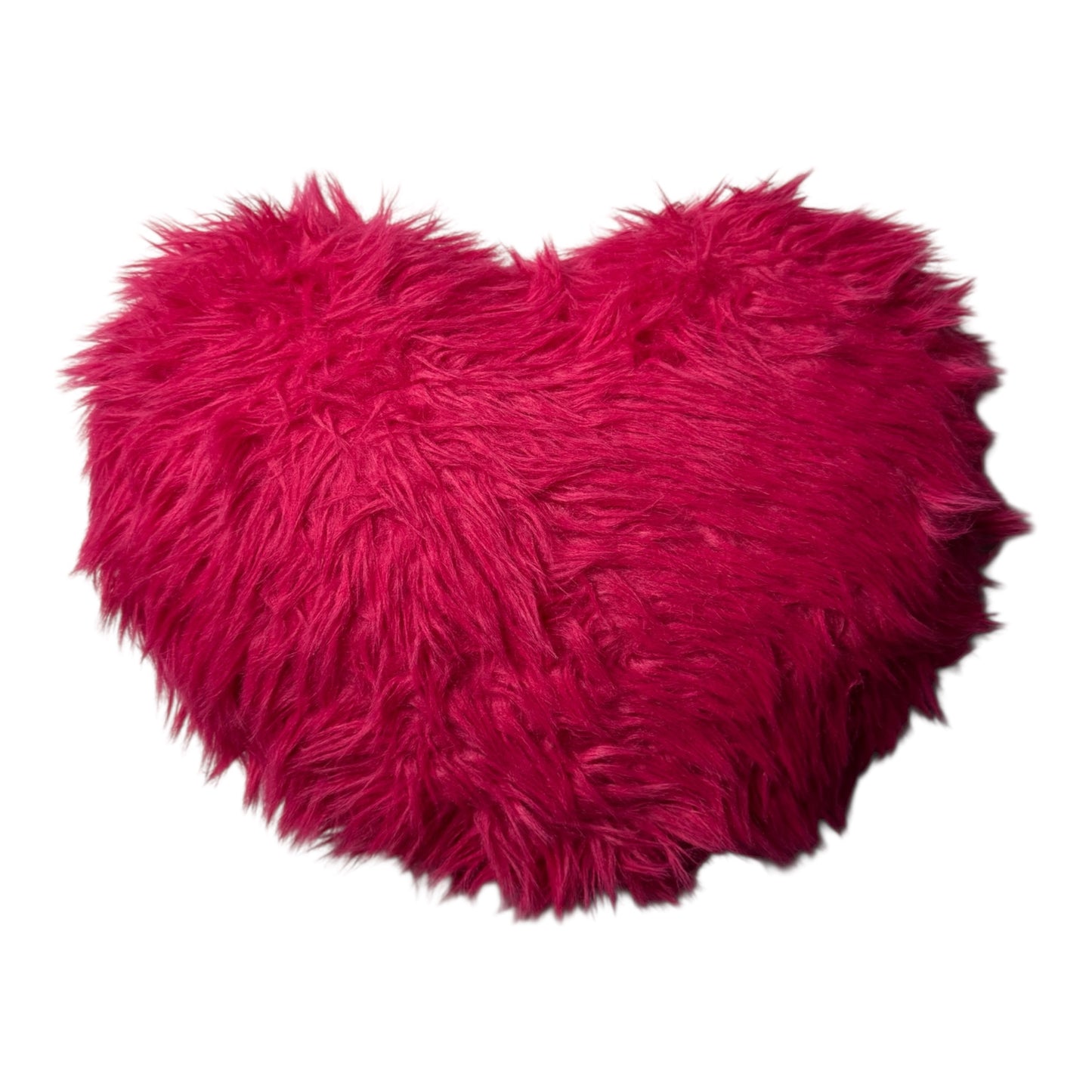 Playboy Original Heart Shaped Fur Pillow