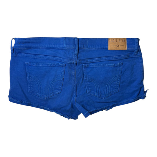 Hollister Embroidered Logo Low Rise Denim Shorts