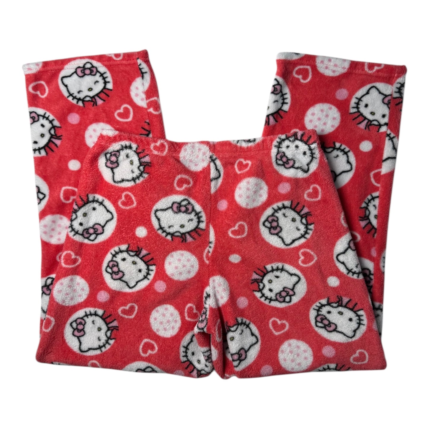 Hello Kitty Logo Pattern Pajama Pants