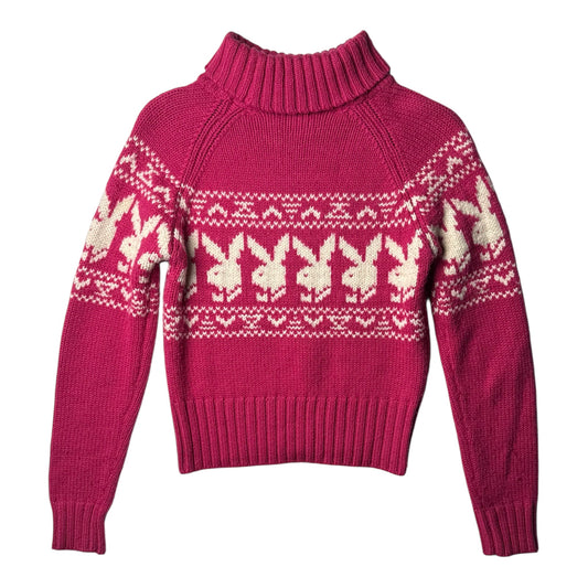 Playboy Monogram Pink Sweater