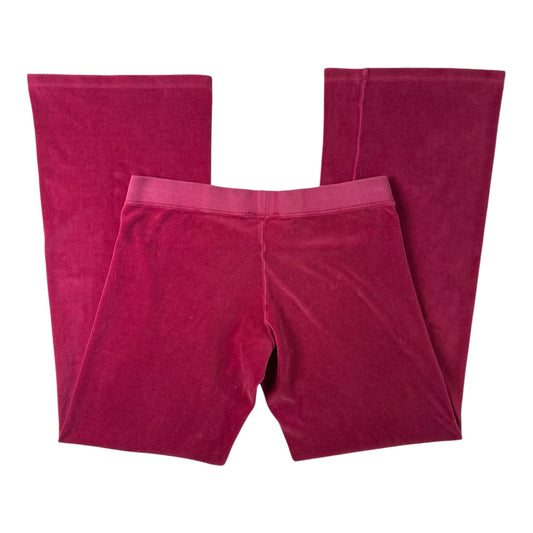 Juicy Couture Script Pink Velour Sweatpants