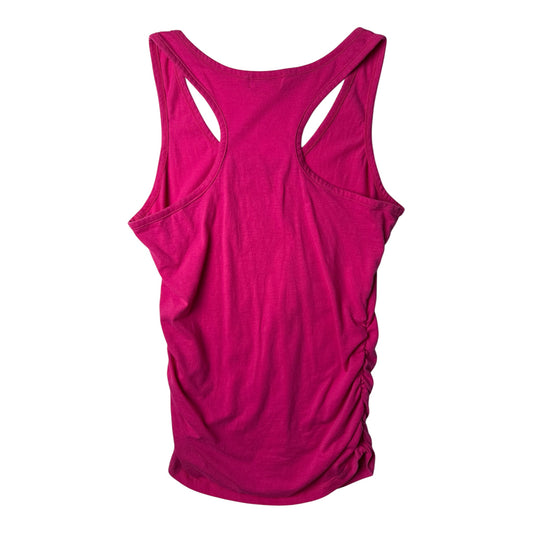 Southpole Ruched Side Pink Tank Top