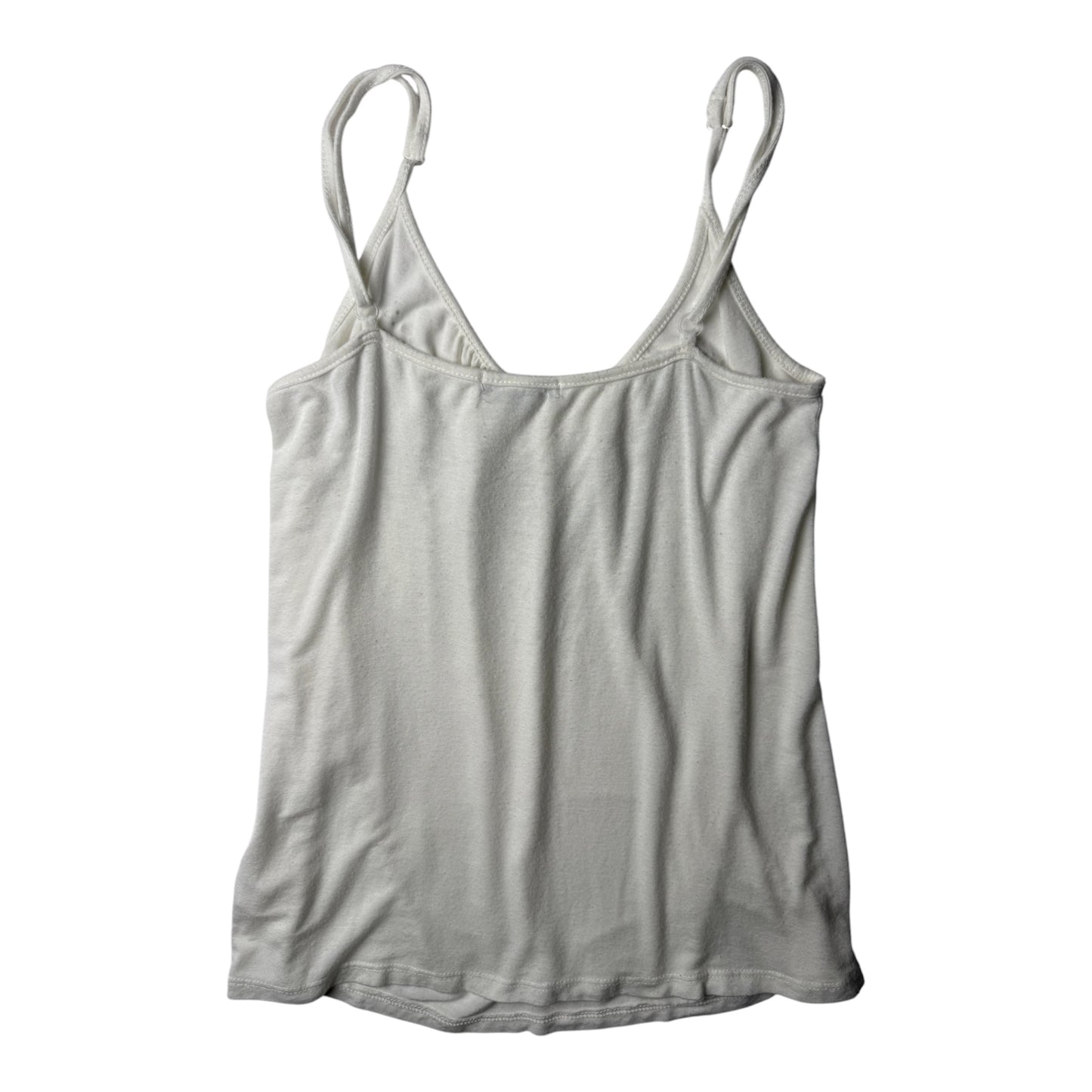 Charlotte Russe White Sequin Camisole Top