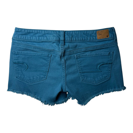 American Eagle Outfitters Low Rise Blue Denim Shorts