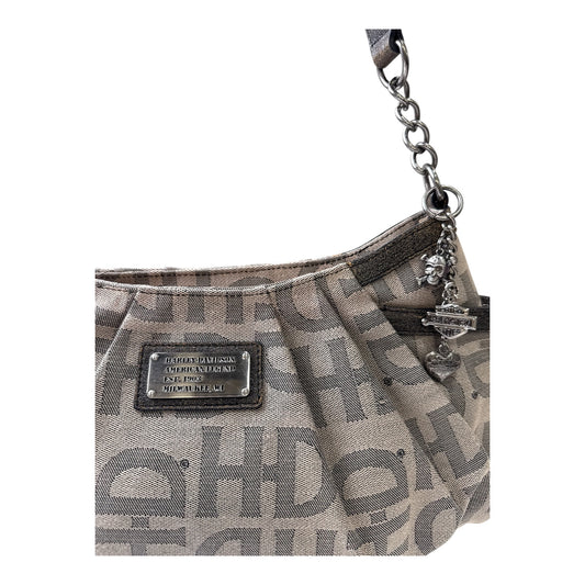 Harley Davidson Milwaukee Wisconsin Monogram Print Purse
