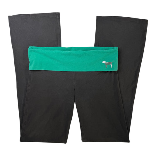 Victoria’s Secret PINK Michigan State University Fold Over Leggings w/ Green Waistband