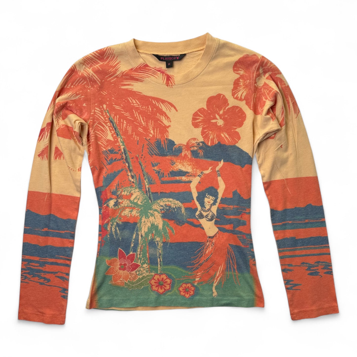 Playboy Hula Long Sleeve Tee