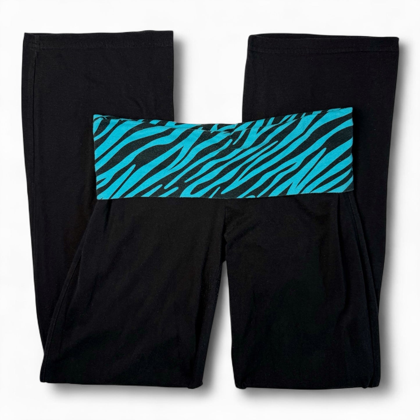 Playboy Embellished Logo Fold Over Yoga Pants