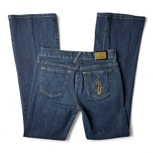 Baby Phat Embroidered Logo Jeans