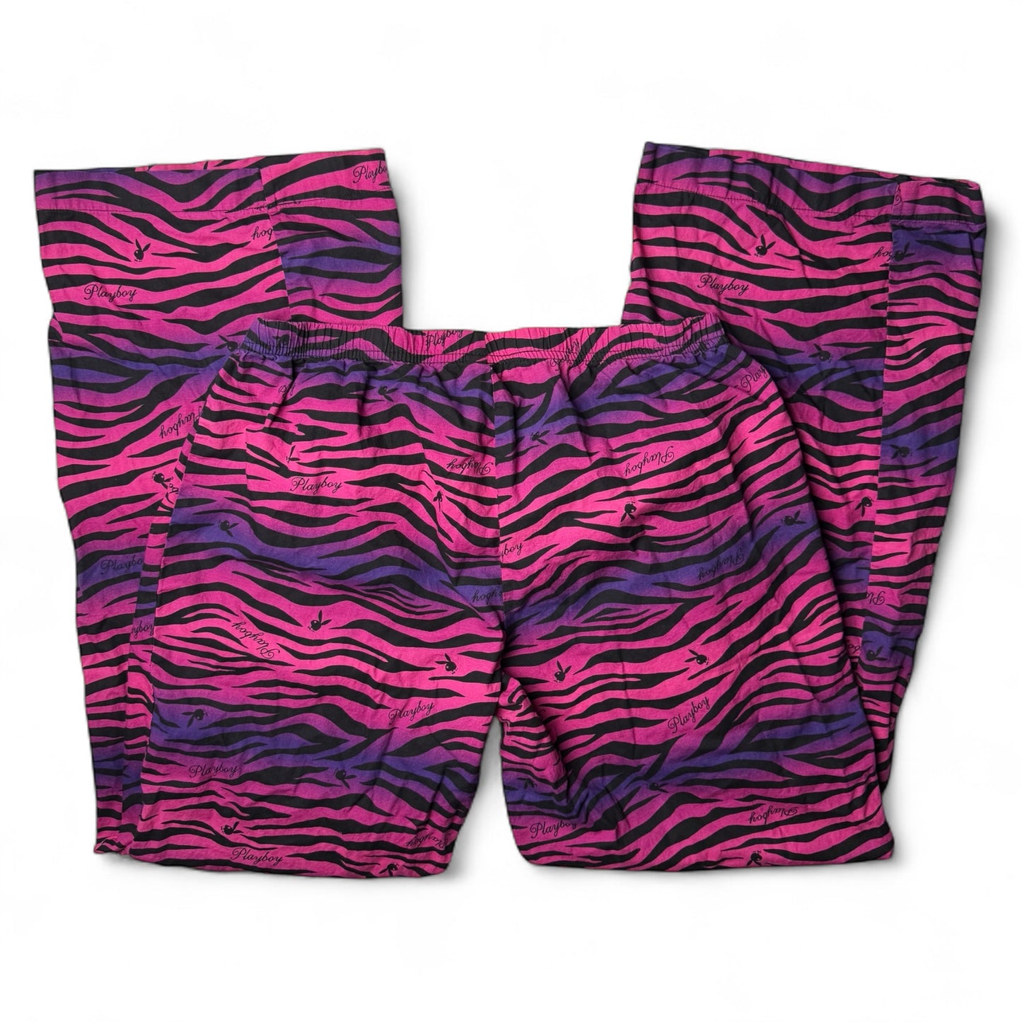 Playboy Script Zebra Print Pajama Pants