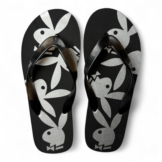 Playboy Logo Flip Flops