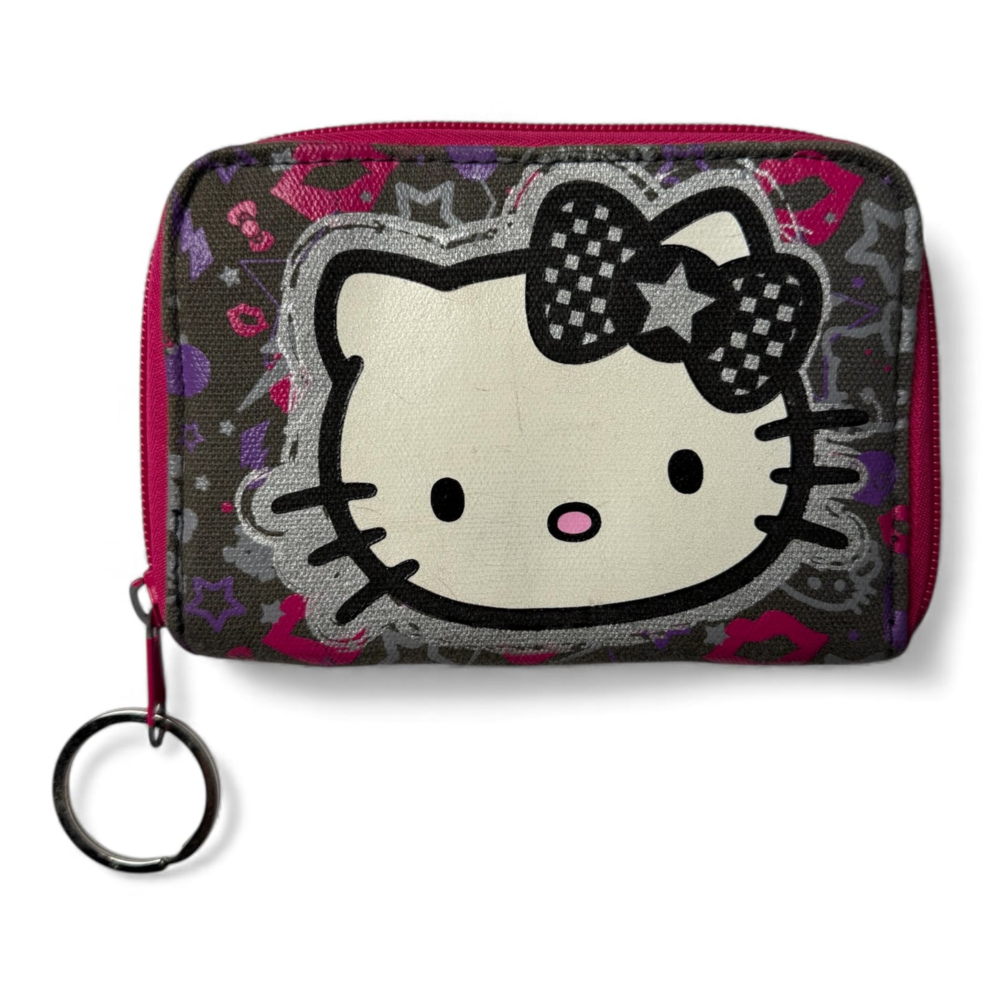 Hello Kitty Graphic Wallet with Key Ring