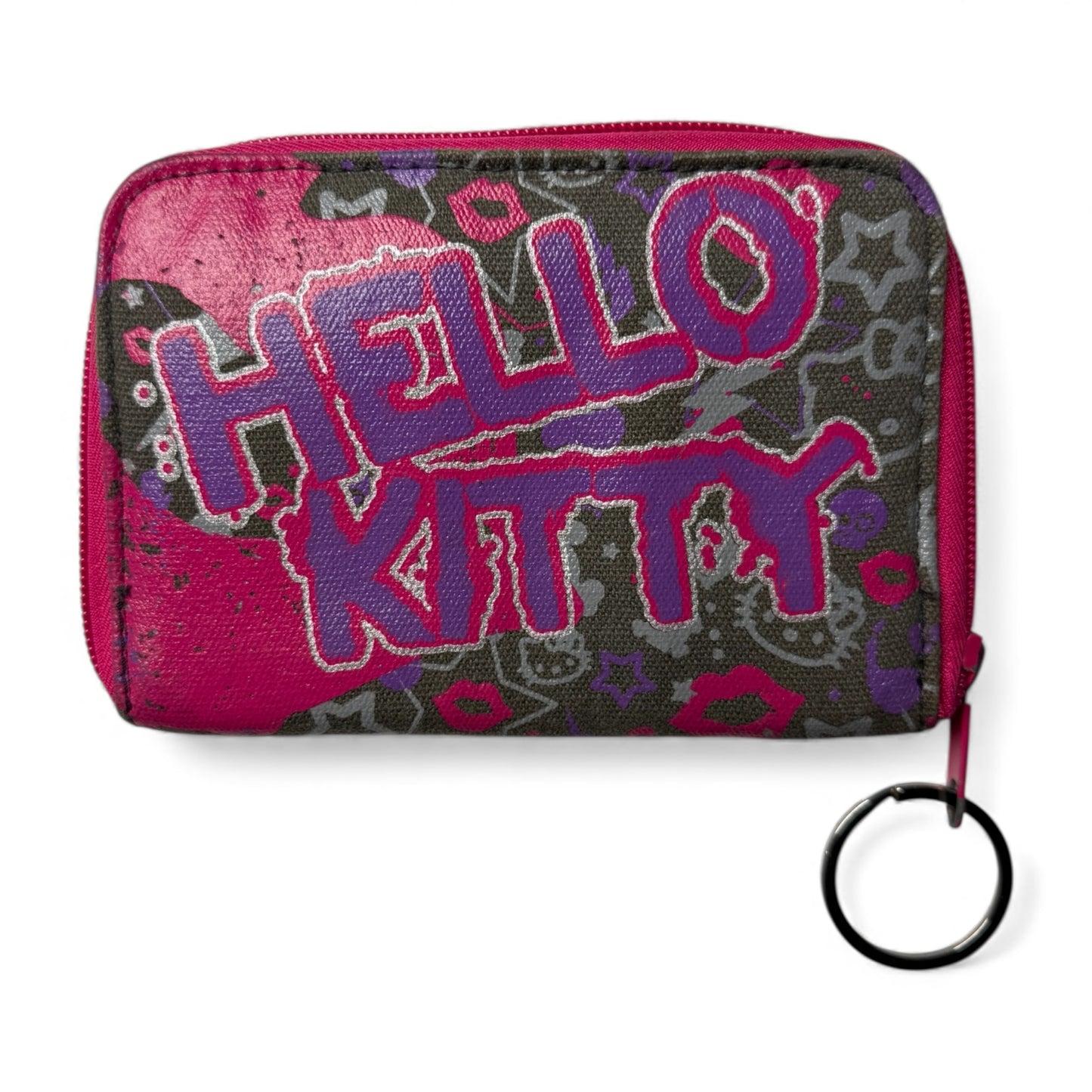 Hello Kitty Graphic Wallet with Key Ring