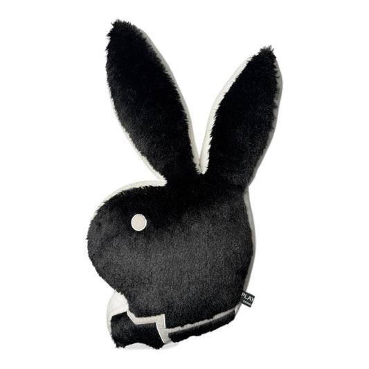 Playboy Original Bunny Shaped Pillow | Black/White