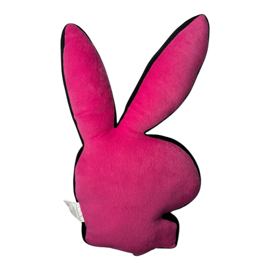 Playboy Original Bunny Shaped Pillow | Pink/Black