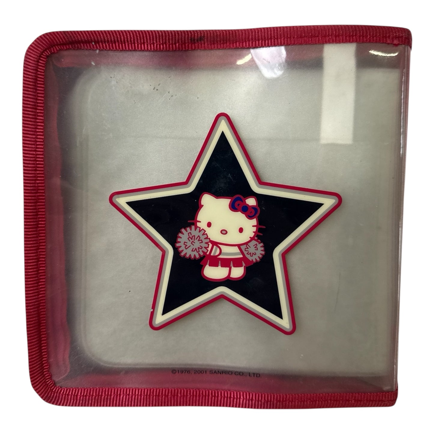 Hello Kitty Logo Star CD Case Holder