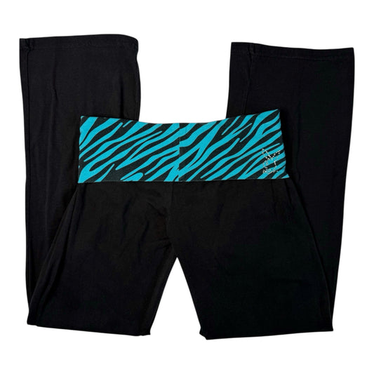 Playboy Embellished Logo Fold Over Yoga Pants