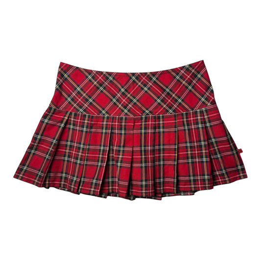 Royal Bones Plaid Mini Skirt
