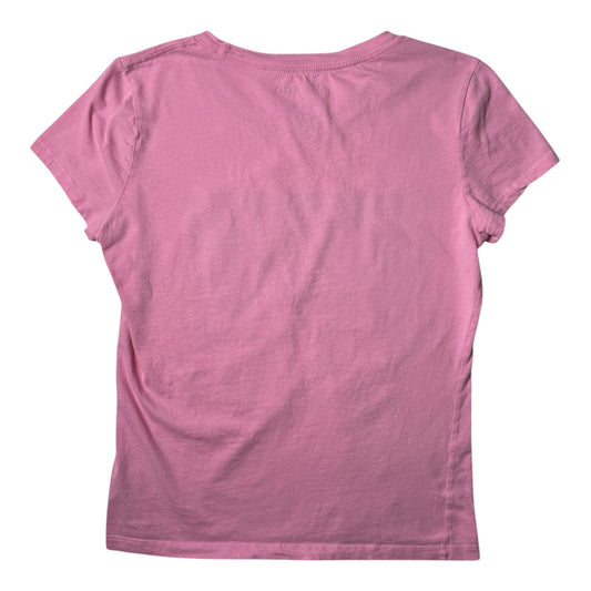 Aeropostale Embroidered Pink Tee
