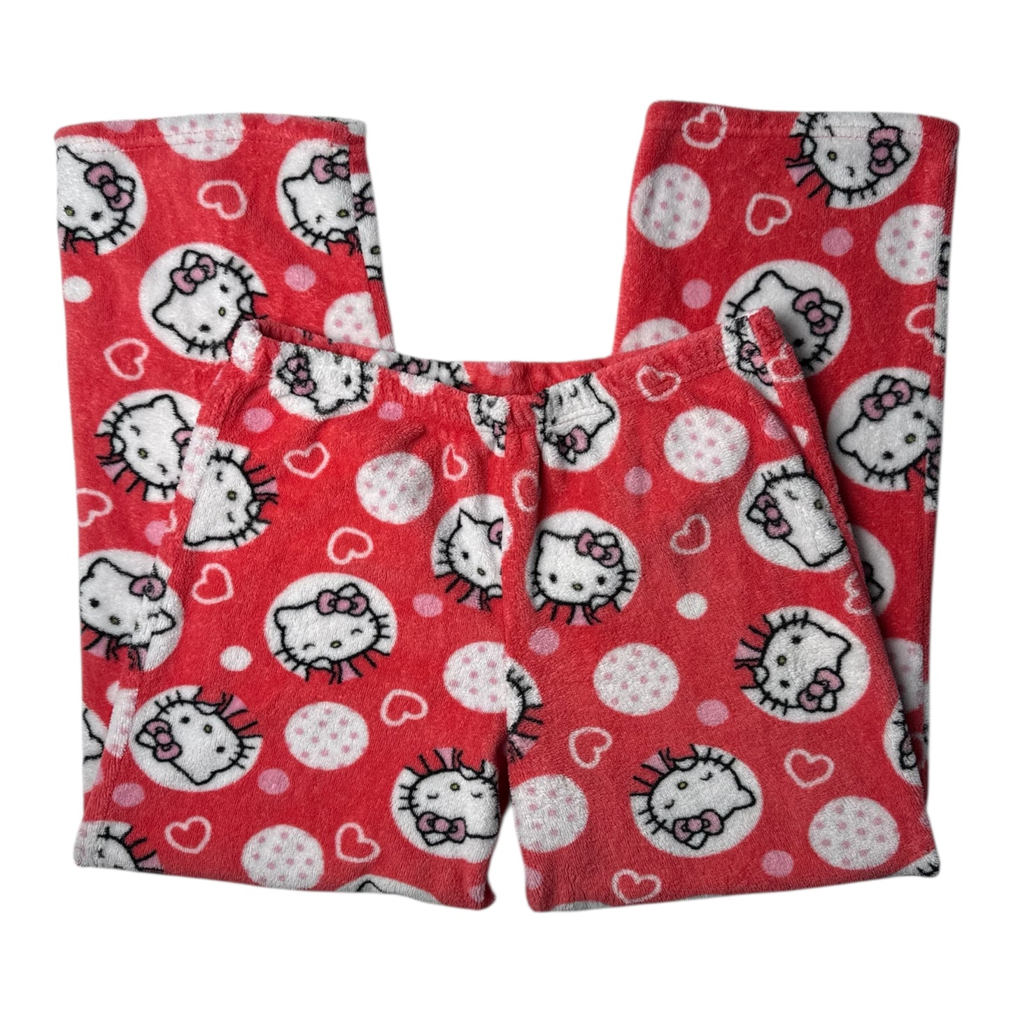 Hello Kitty Logo Pattern Pajama Pants