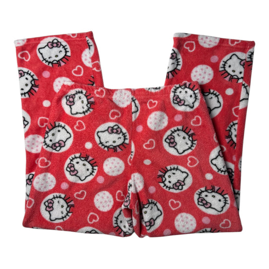 Hello Kitty Logo Pattern Pajama Pants