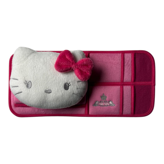 Hello Kitty Angel Car Sun Visor & Rear View Mirror Cover Set