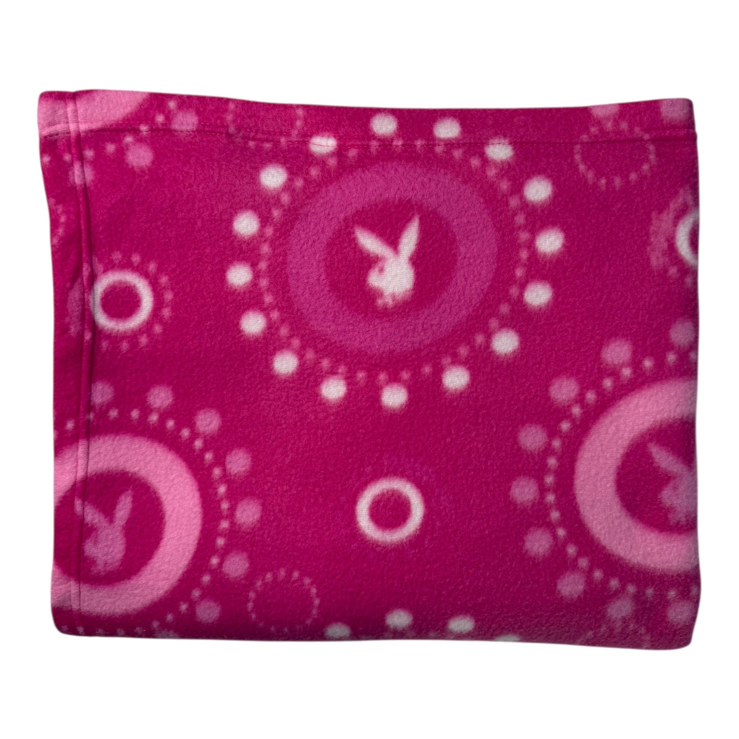 Playboy Home Fleece Blanket | Circle Monogram