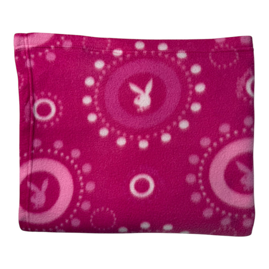 Playboy Home Fleece Blanket | Circle Monogram