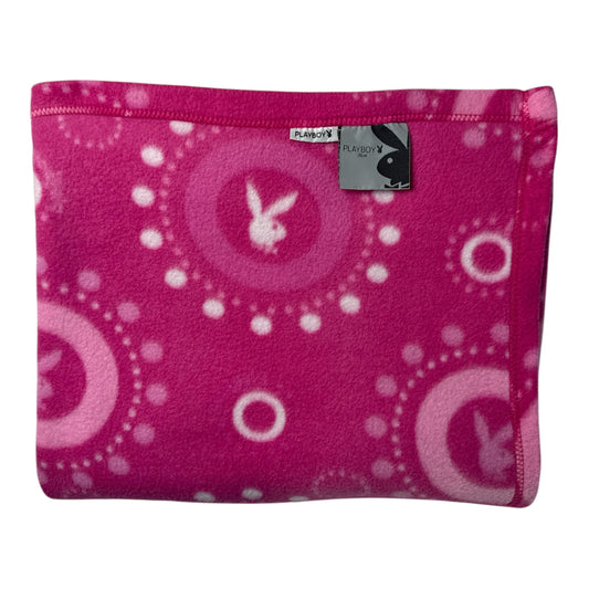 Playboy Home Fleece Blanket | Circle Monogram