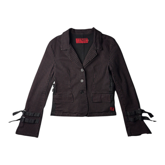 Tripp NYC Black/Red Pinstripe, Blazer Jacket