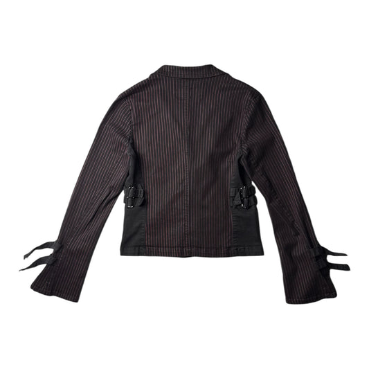 Tripp NYC Black/Red Pinstripe, Blazer Jacket