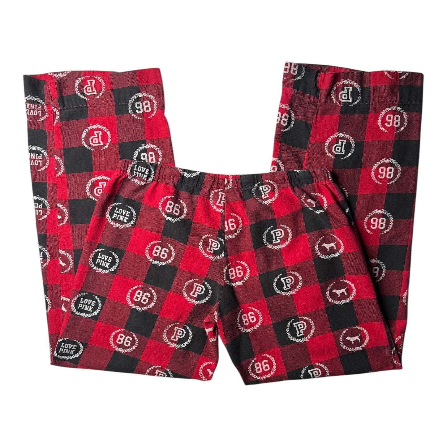 Victoria’s Secret PINK 86 Black/Red Plaid Pajama Pants