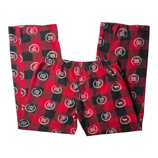 Victoria’s Secret PINK 86 Black/Red Plaid Pajama Pants