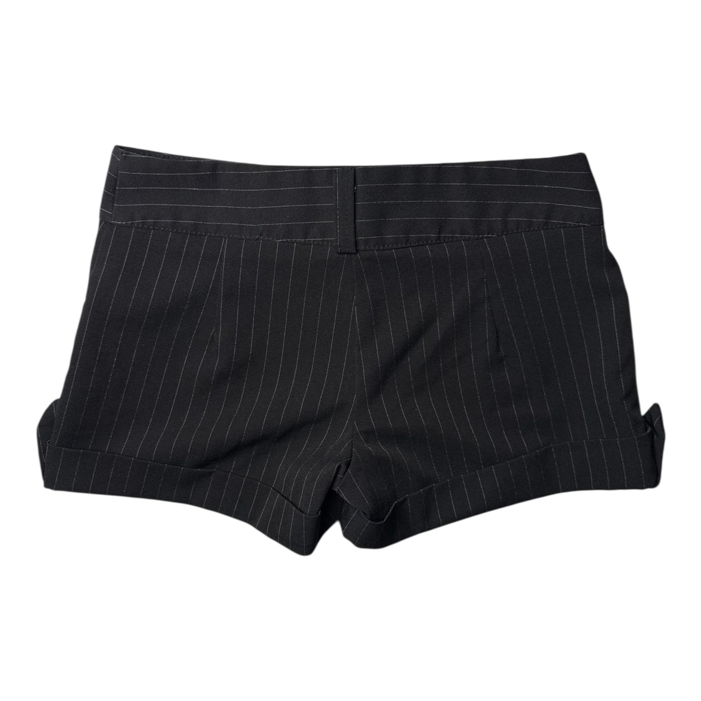 579 Black Pinstripe Shorts