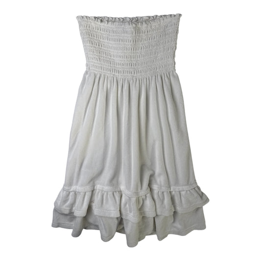 Juicy Couture White Terry Cloth Beach Cover-Up Dress