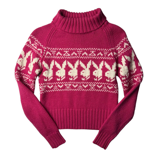 Playboy Monogram Pink Sweater