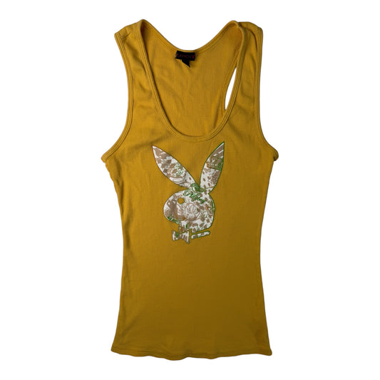 Playboy Graphic Logo Yellow Tank Top