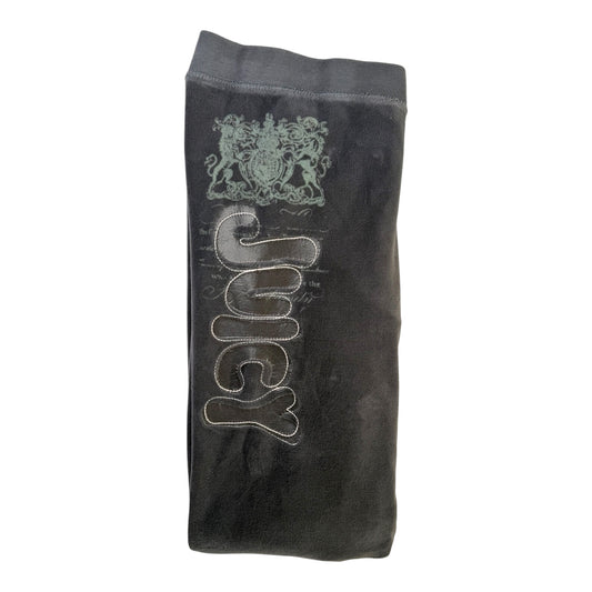 Juicy Couture Script Gray Velour Sweatpants