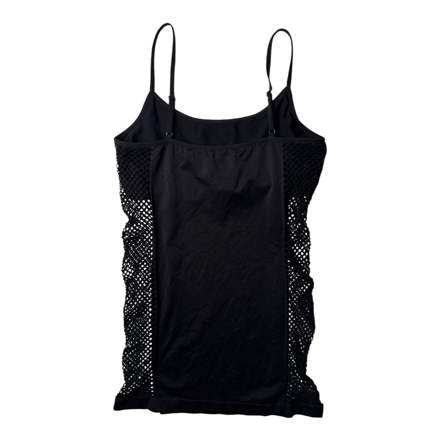 Black Fishnet Camisole Top