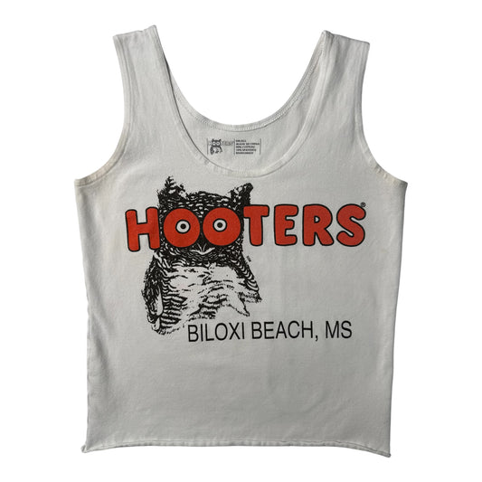 Hooters Biloxi Beach Mississippi White Tank Top