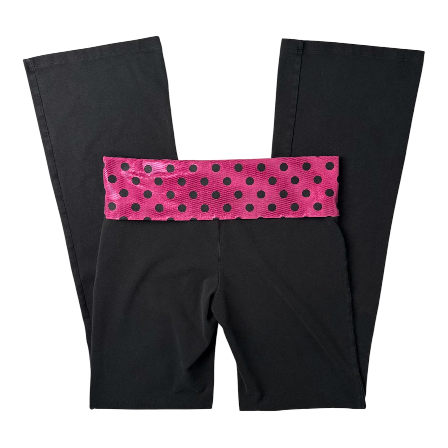Victoria’s Secret PINK Polka Dot Metallic Foldover Pants Leggings