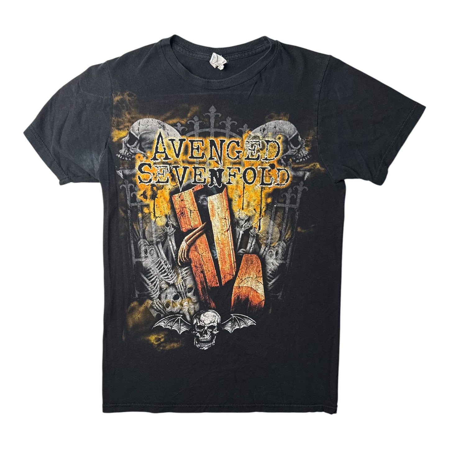 Avenged Sevenfold Black Graphic Tee