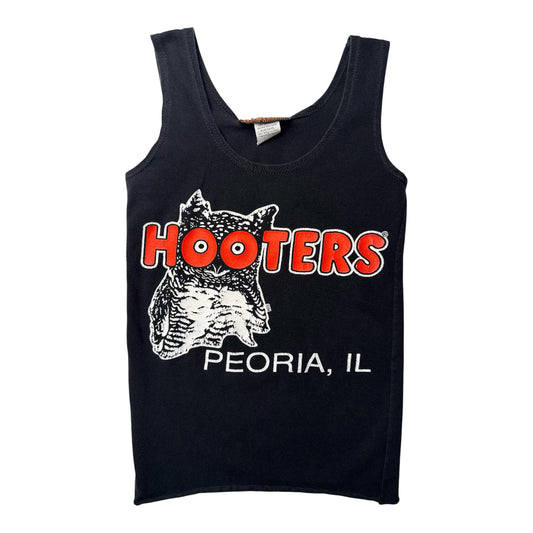 Hooters Peoria Illinois Black Tank Top