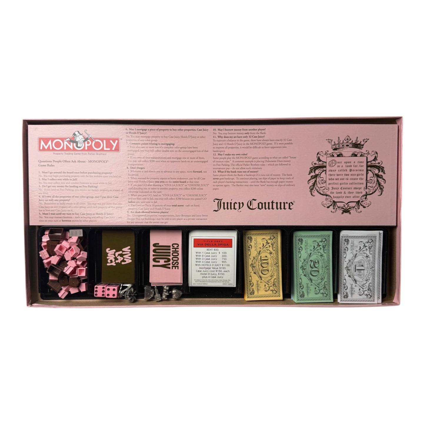 Juicy Couture Monopoly Board Game