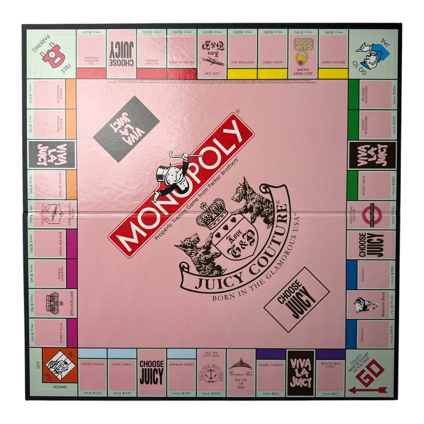 Juicy Couture Monopoly Board Game