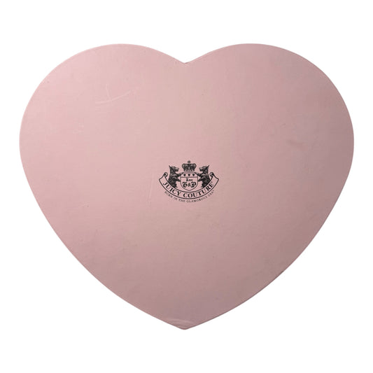 Juicy Couture Christmas 6 Piece Ornament Set in Pink Heart Box