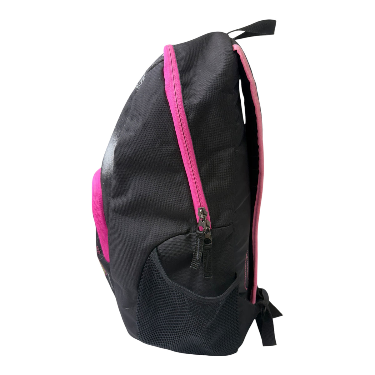 Fox Racing Black & Pink Backpack w/ Fox Head Graphic & Pink 'FOX' Text