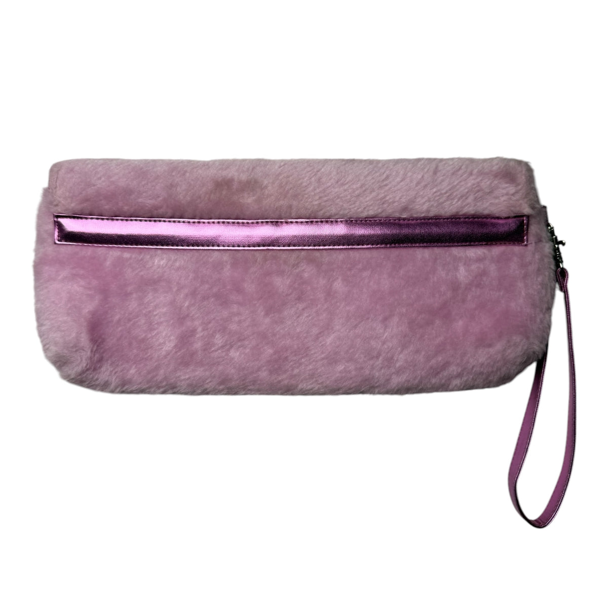 Hello Kitty Large Faux Fur Wristlet Clutch