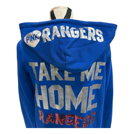 Victoria's Secret PINK MLB Texas Rangers ‘Take Me Home Rangers’ Zip Up Hoodie